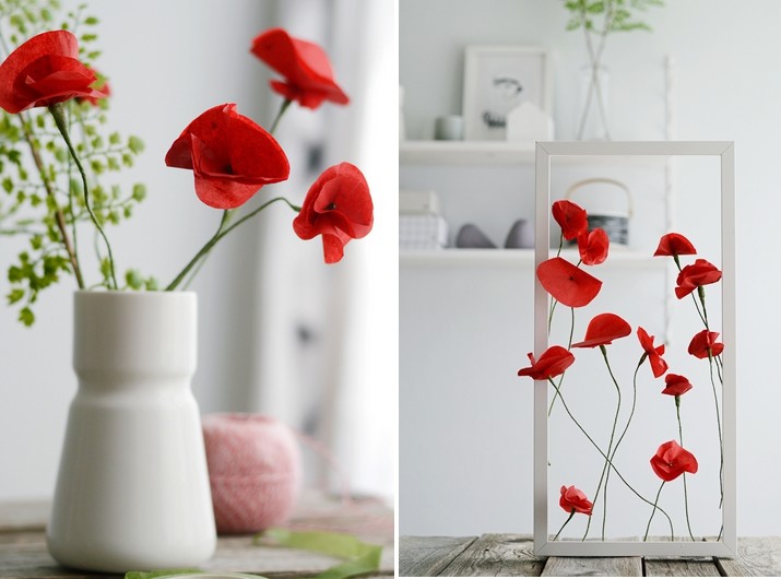 Handmade Poppies