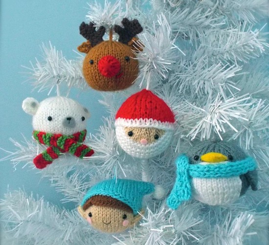 Knitted Christmas Ornaments (2)