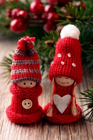 Knitted Christmas Ornaments (5)