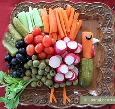 turkey veggie plate