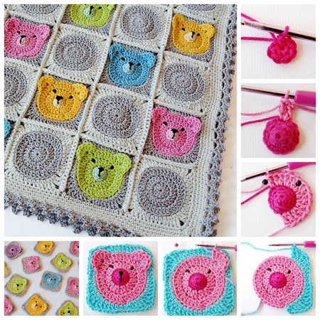 Crochet-Teddy-Bear-Baby-Blanket