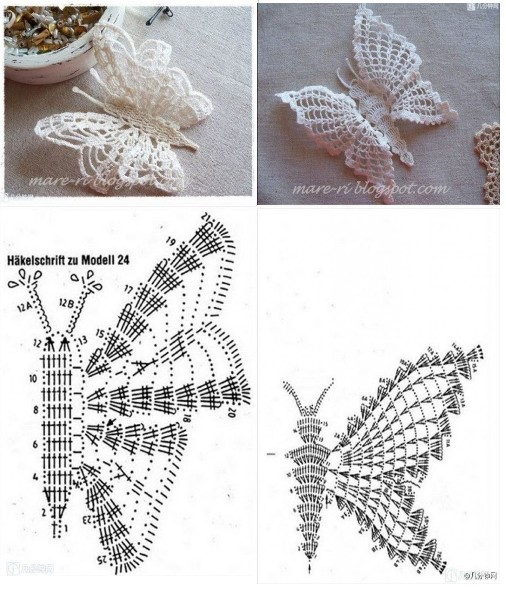 crochet buterflies (22)