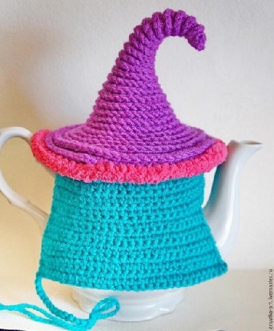 Crocheted Teapot (10)