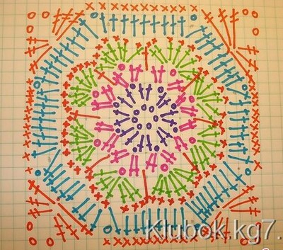 crochet square blanket (4)