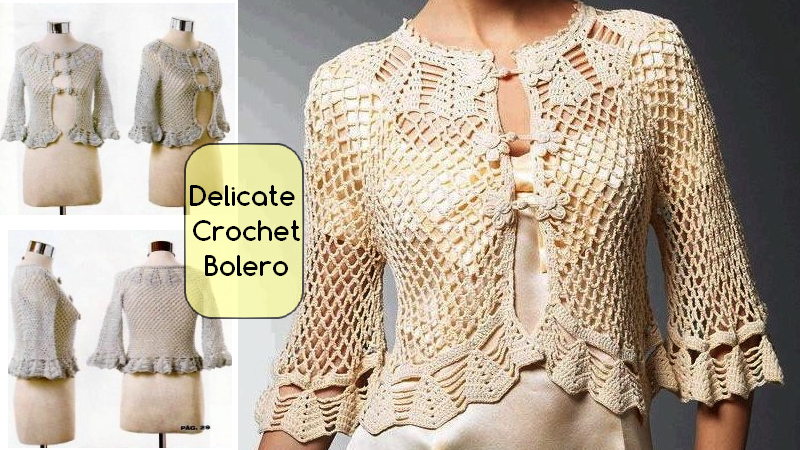 Delicate Crochet Bolero