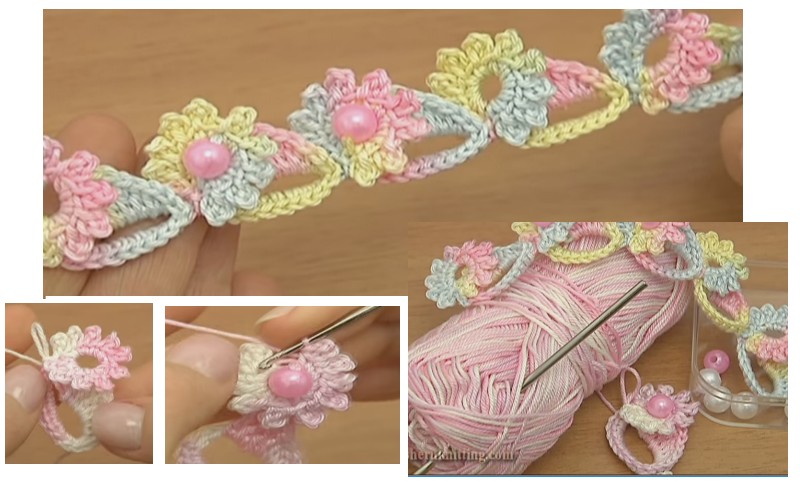 Free Crochet Pattern Flower Cord