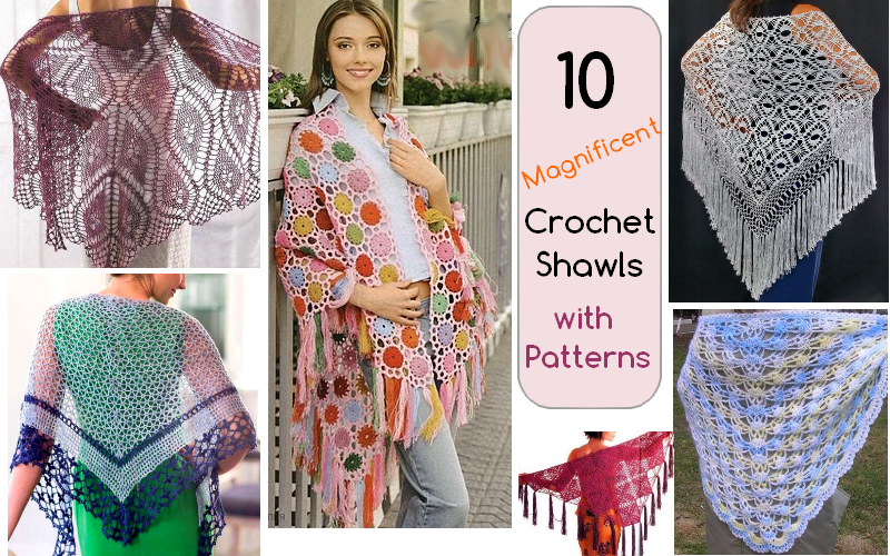 crochet shwals patterns