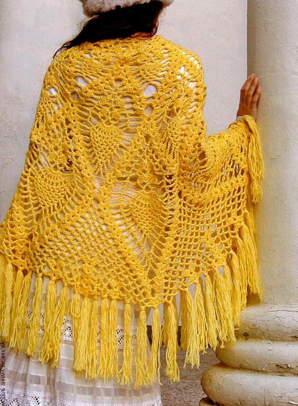 Amazing Crochet Shawl with Patterns (2)