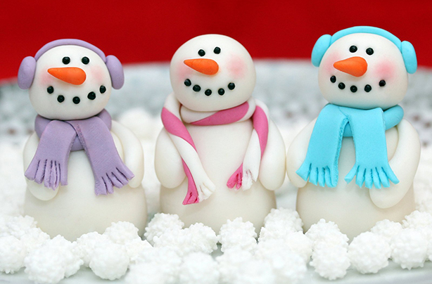 snowman cake decorations